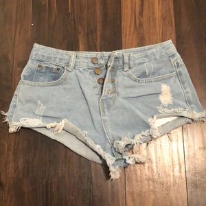 Jean shorts